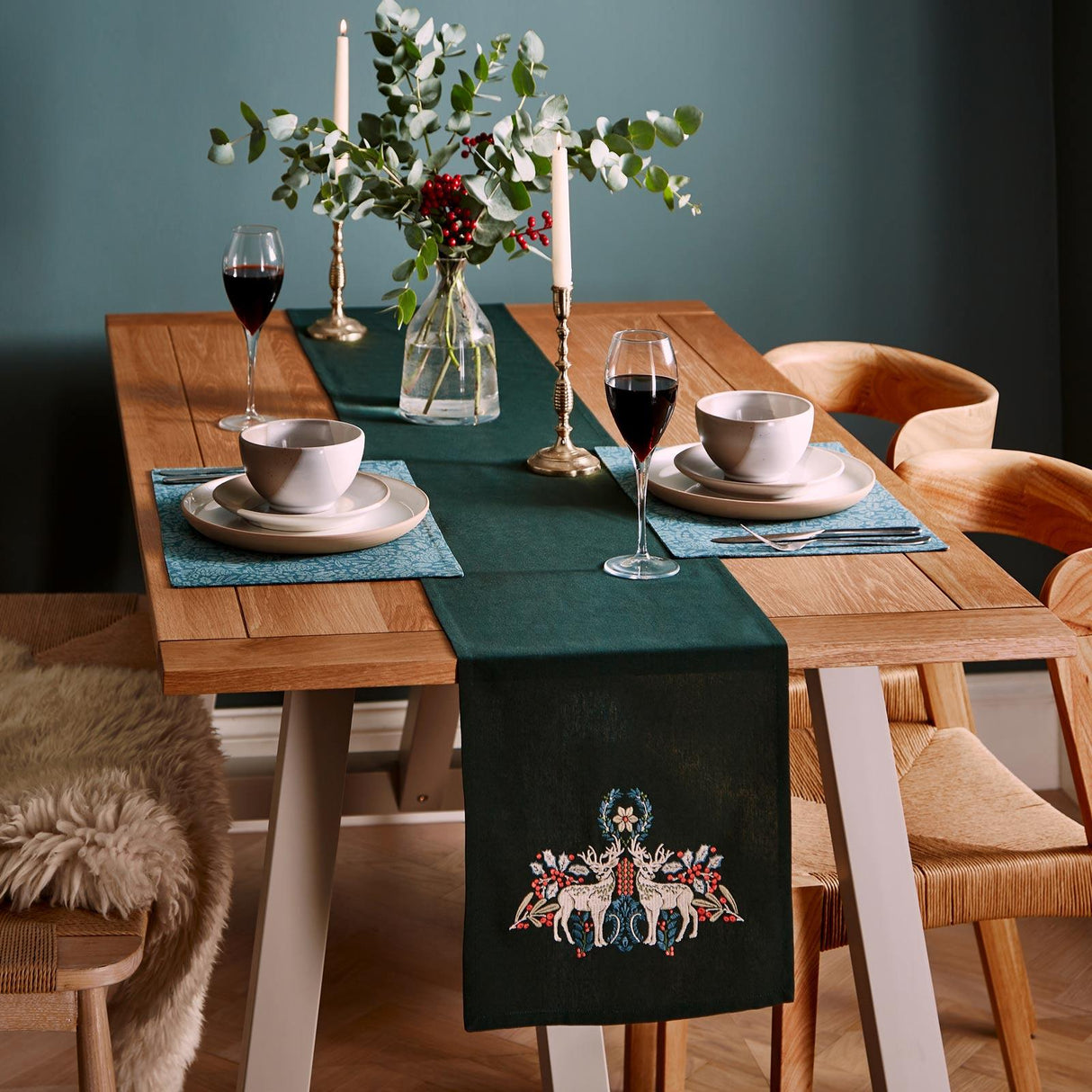 Majestic Stag Kitchen Textiles Collection by Catherine Lansfield