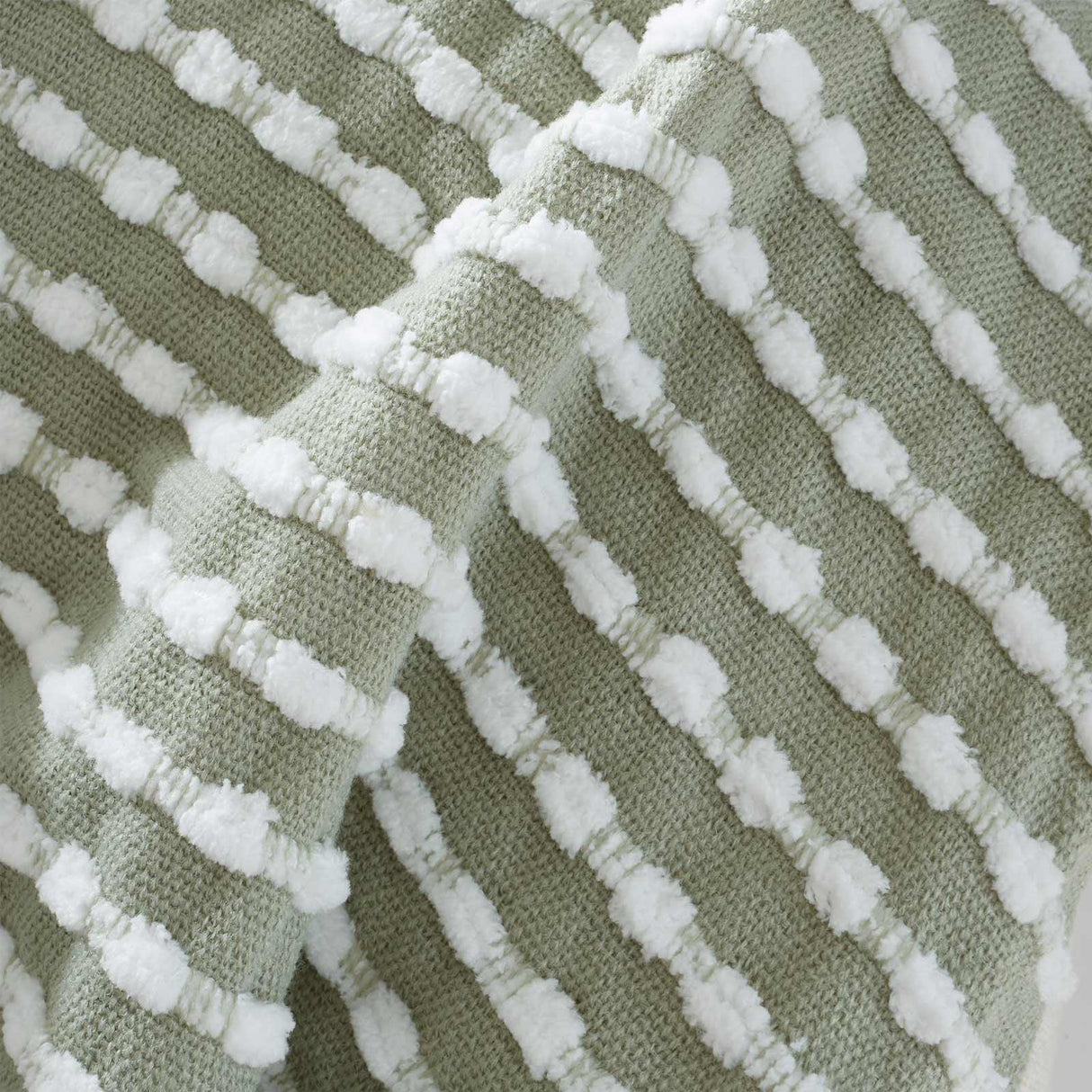 Catherine Lansfield Stab Stitch Cosy Throw Blanket 125cm x 150cm 7