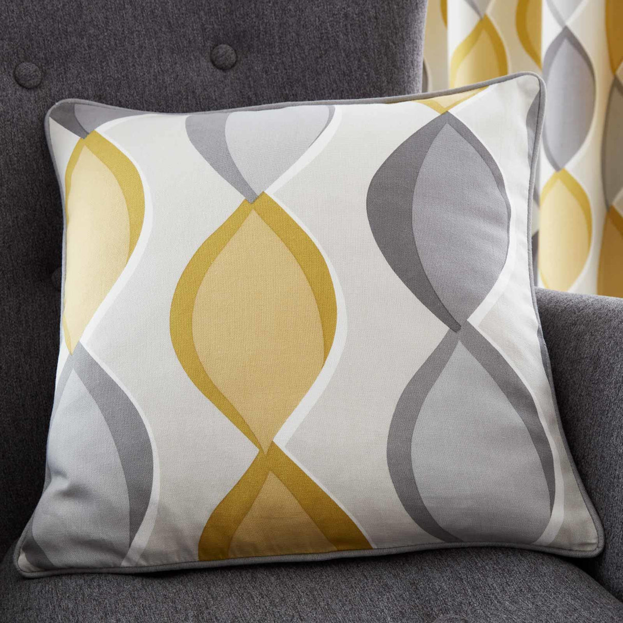 Fusion Lennox Cotton Cushion Cover 43cm x 43cm (17") 6