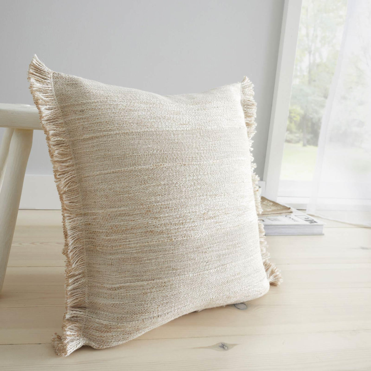 Pineapple Elephant Florin Jute Blend Filled Cushion 2