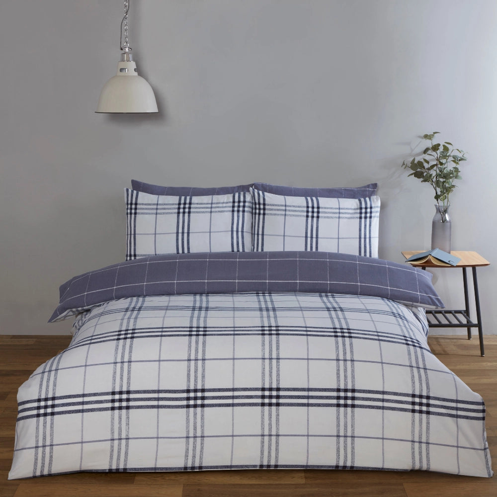 Harris Check Duvet Cover Set by Rapport Home