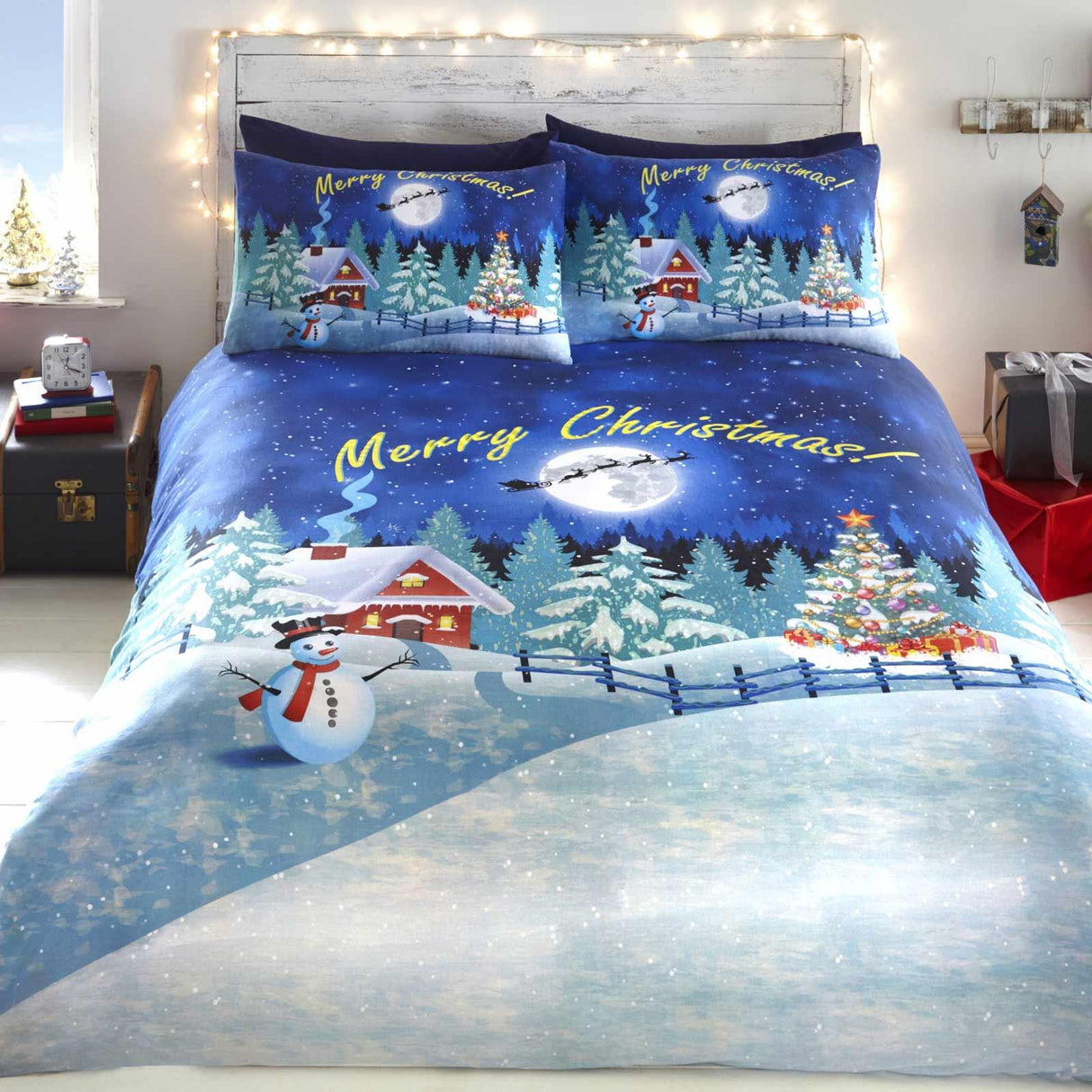 Merry Christmas Duvet Cover Set by Bedlam