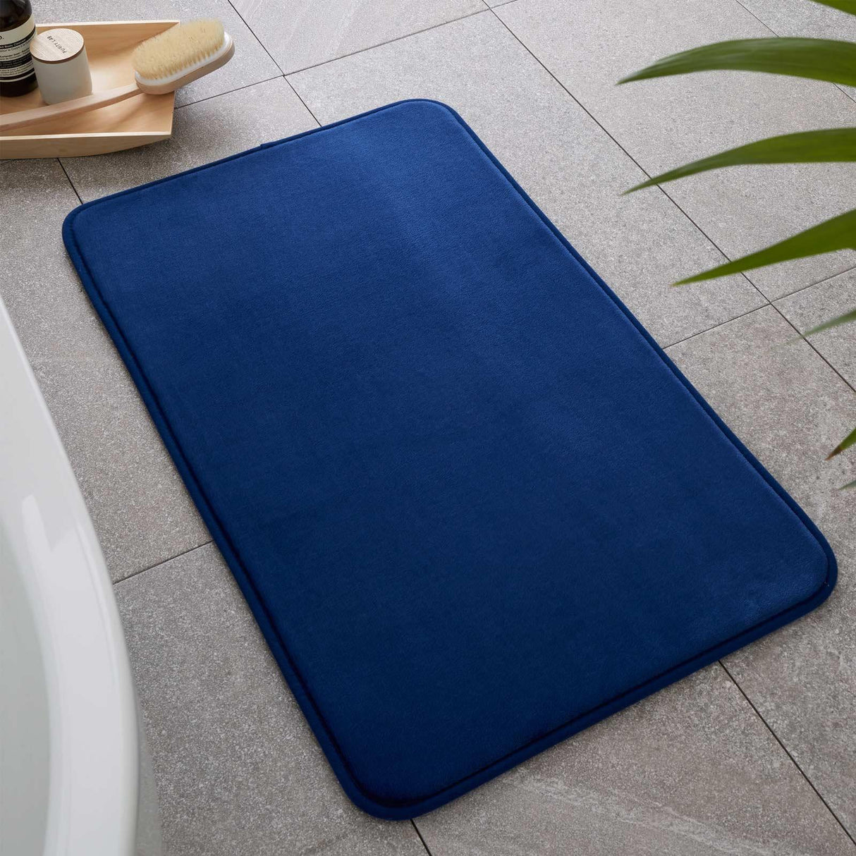 Anti-Bacterial Memory Foam Bath Mat 50cm x 80cm by Catherine Lansfield