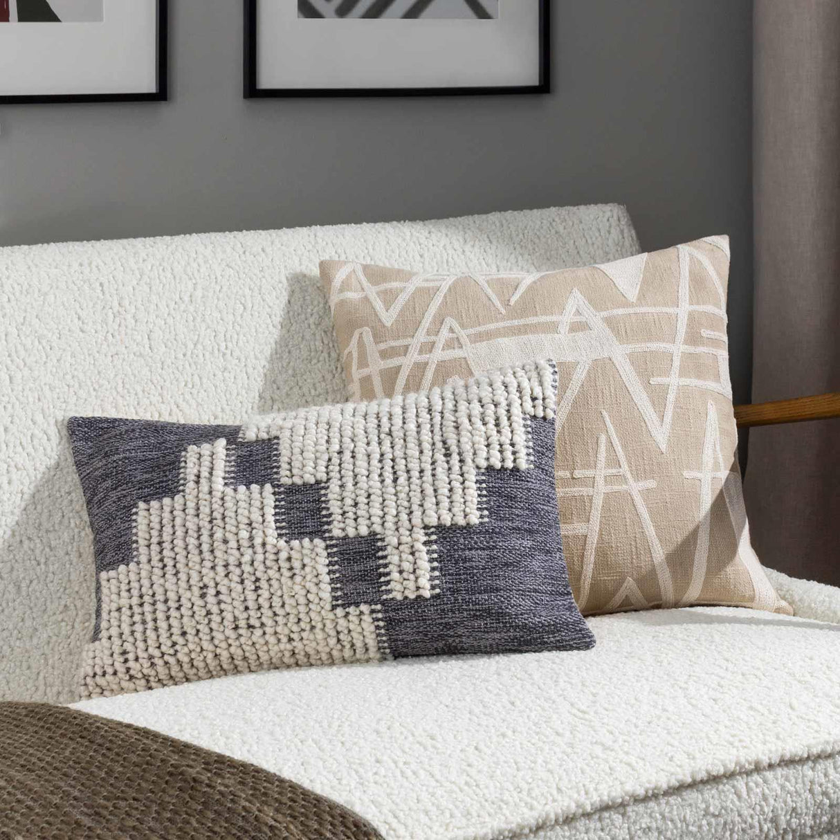 Himal Woven Knot Cushion Cover by Wylder Tropics 2