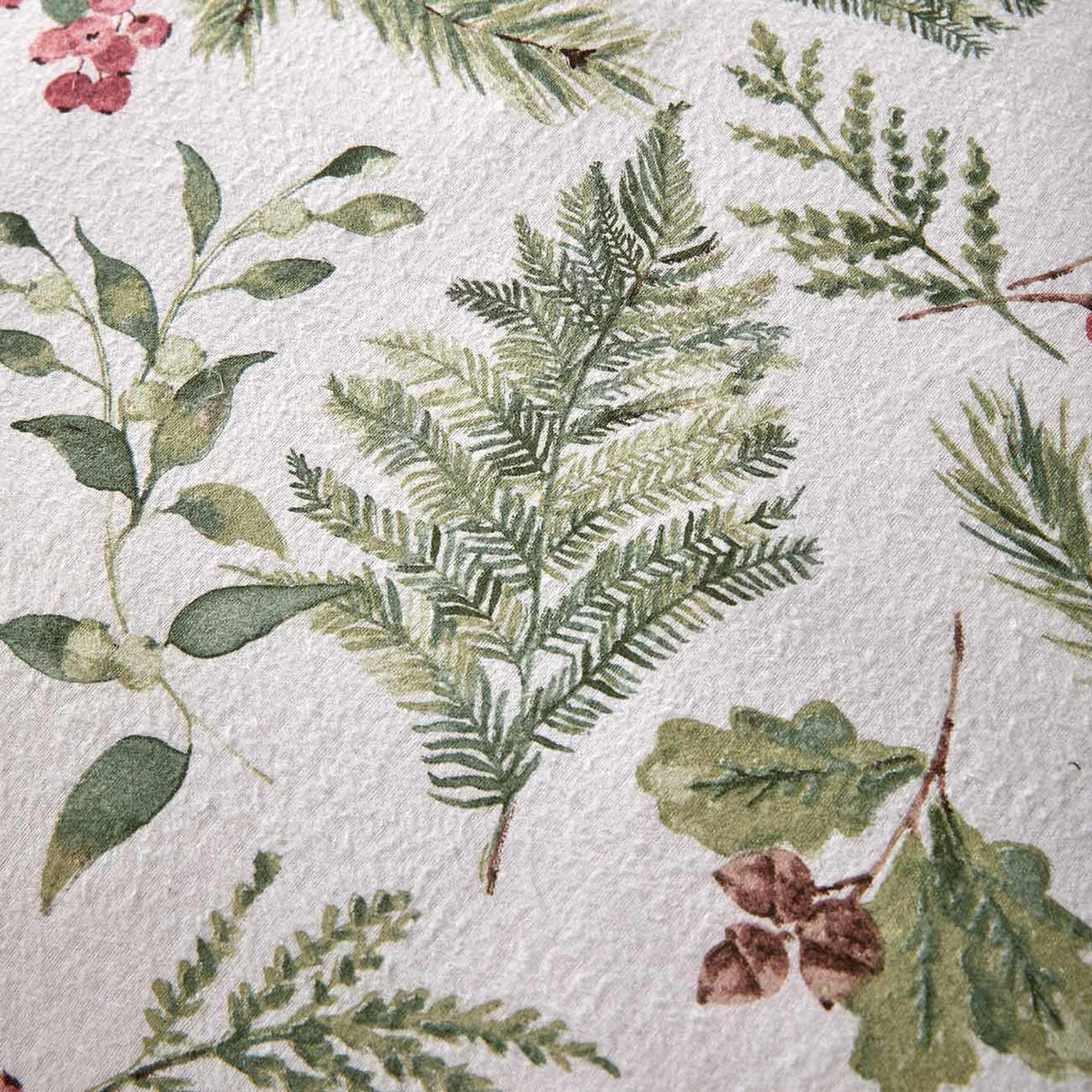 Winter Sprigs Brushed Cotton Duvet Cover Set