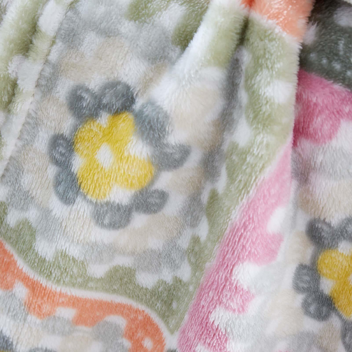 Catherine Lansfield Crochet Print Floral Throw 130cm x 170cm 8