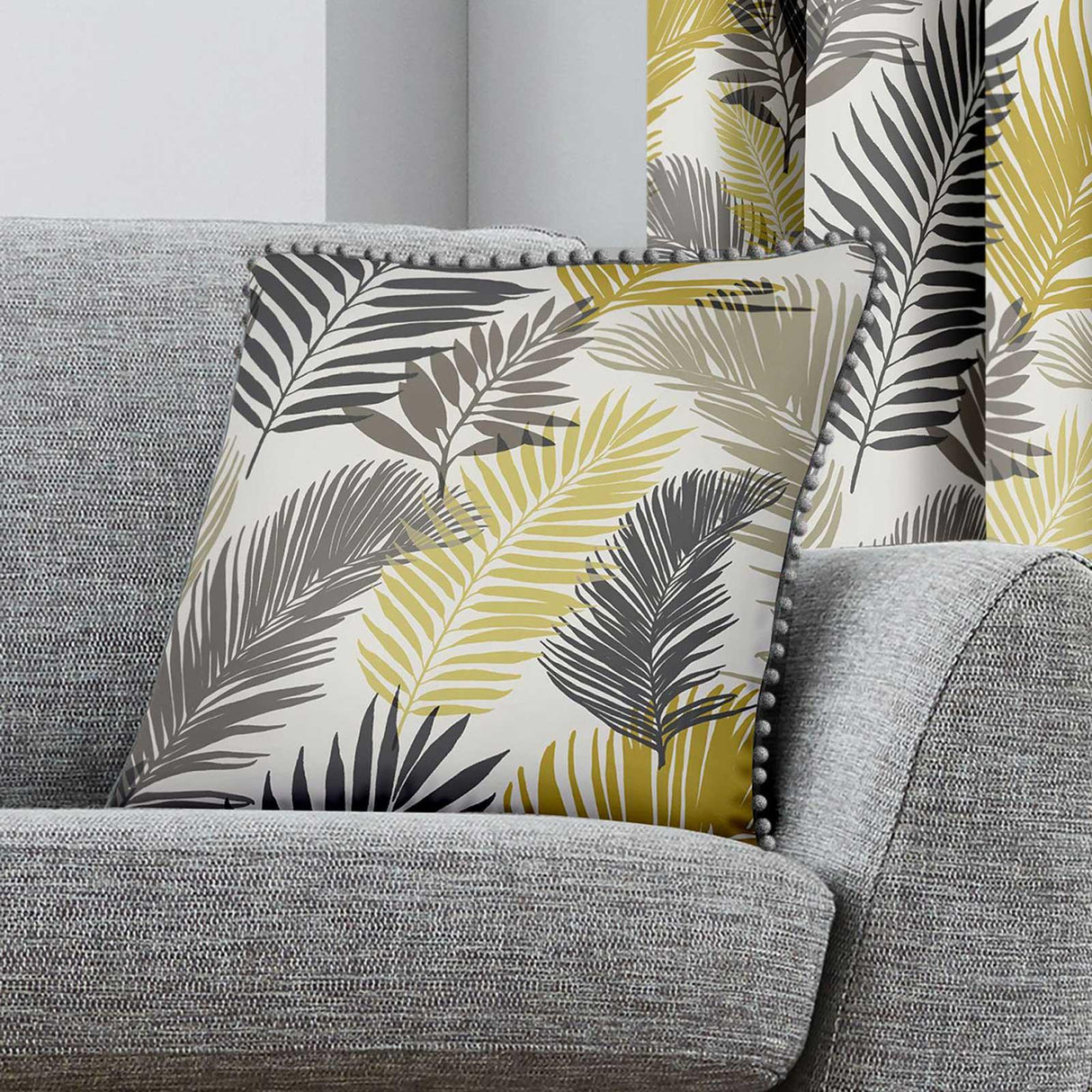 Fusion Tropical Ochre Cushion Cover 43cm x 43cm (17" x 17") 5