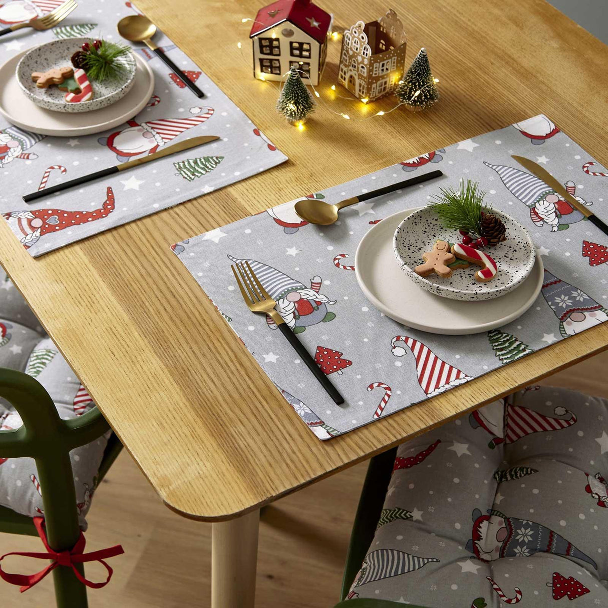 Christmas Gnomes Kitchen Textiles Collection by Catherine Lansfield