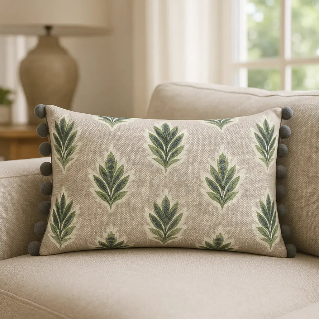 Sessile Leaf Cushion Cover 12" x 20" by Sanderson 6