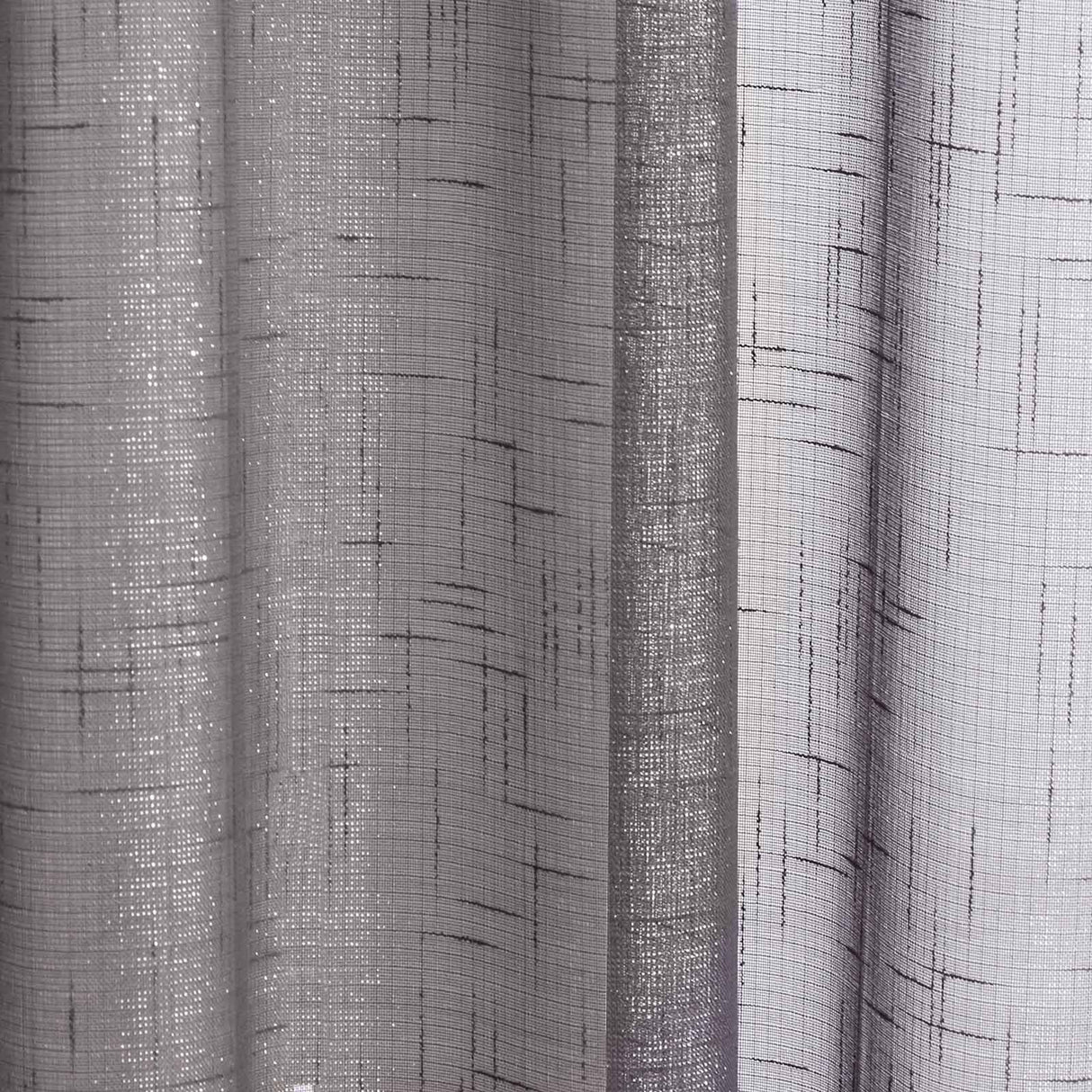 Casablanca Voile Curtain Panel Grey Voile Curtain Tyrone Textiles