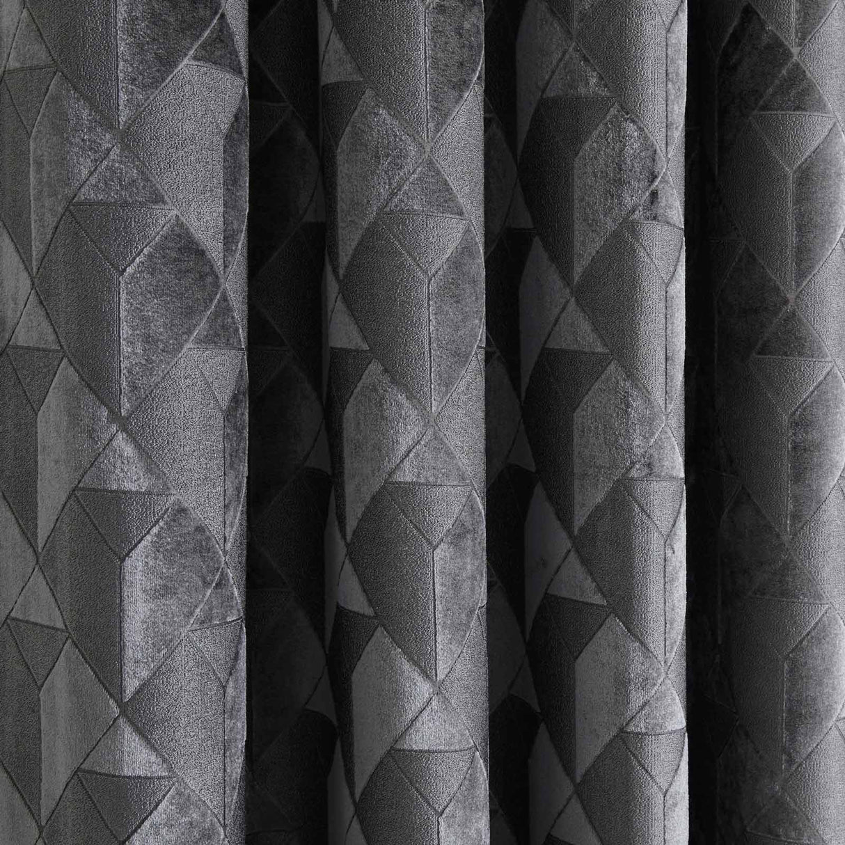 Quentin Velvet Eyelet Curtains by Fusion