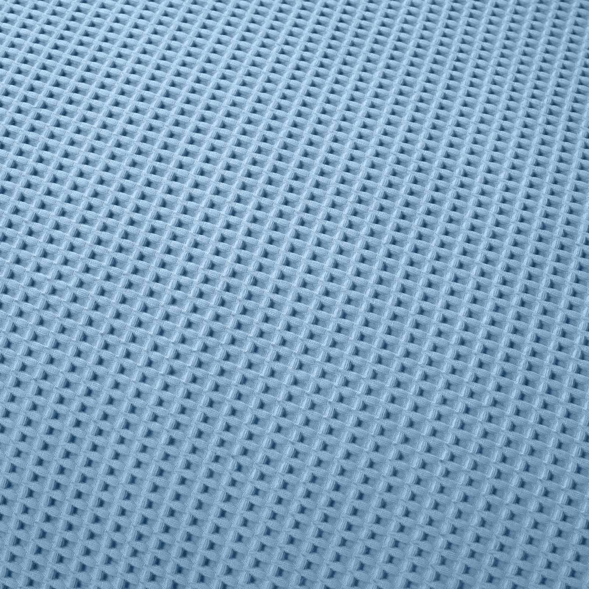 Lindly Waffle Duvet Cover Set Blue