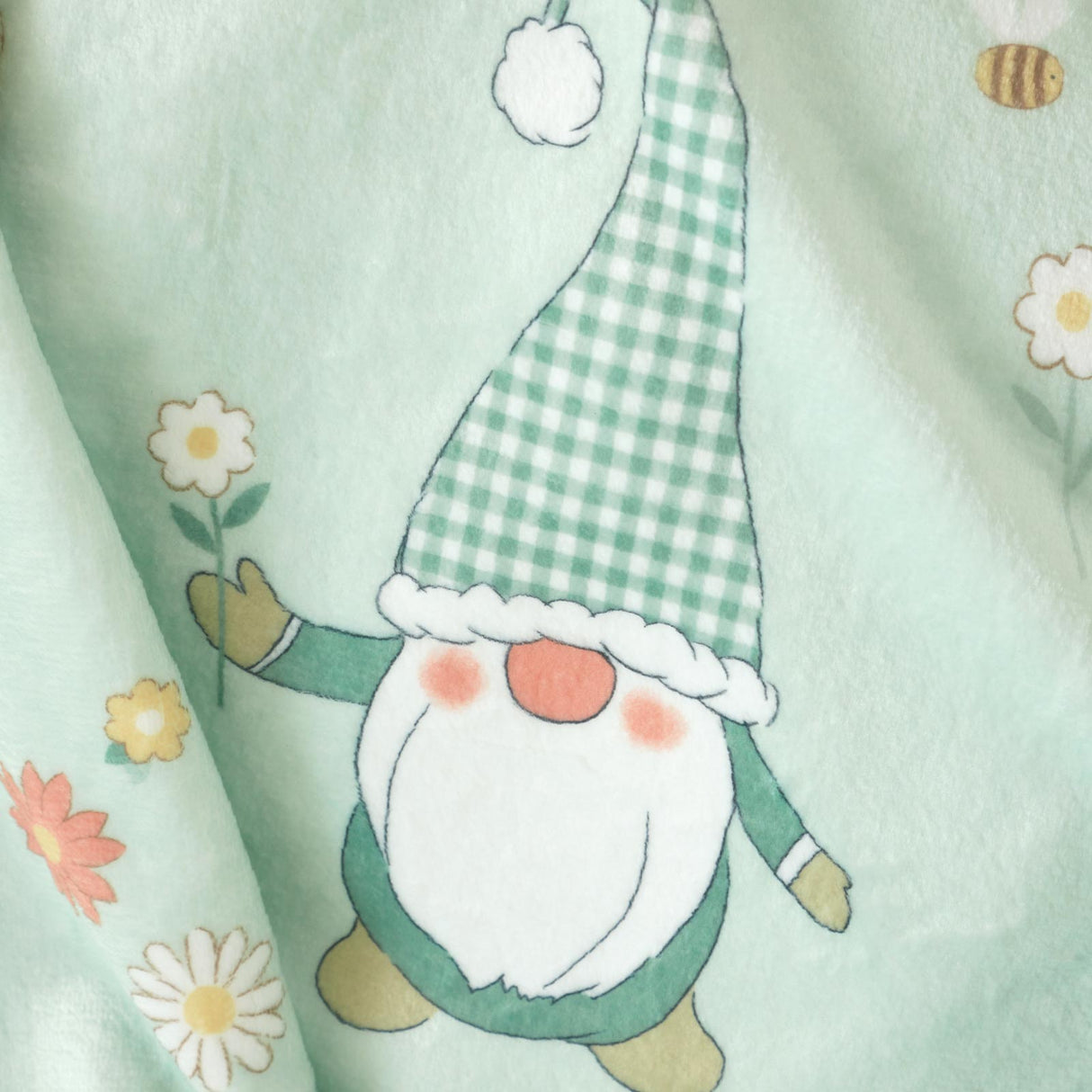 Spring Gonks Fleece Throw by Catherine Lansfield