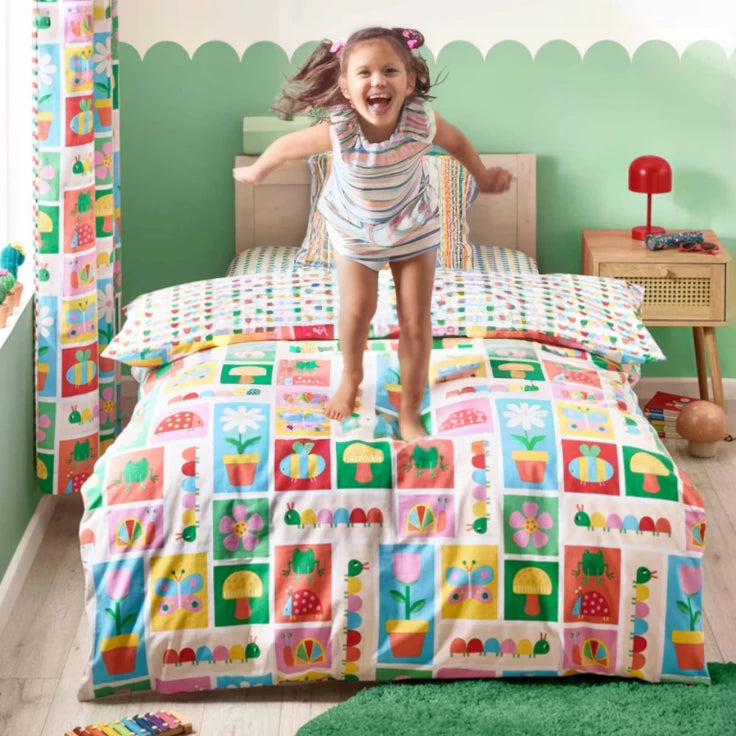 Curious Caterpillar Duvet Cover Set by Catherine Lansfield