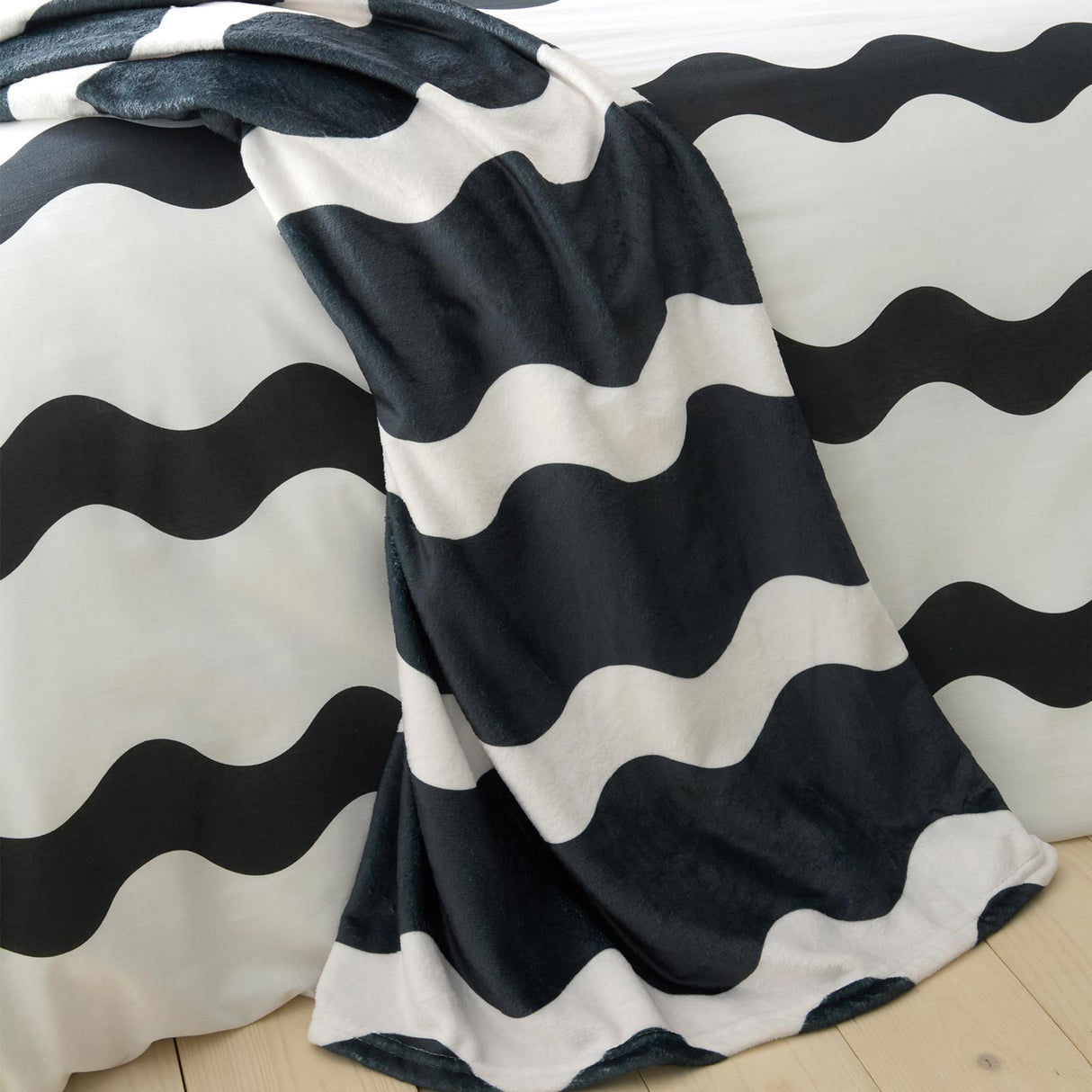 Waves Cosy Throw by Sassy B