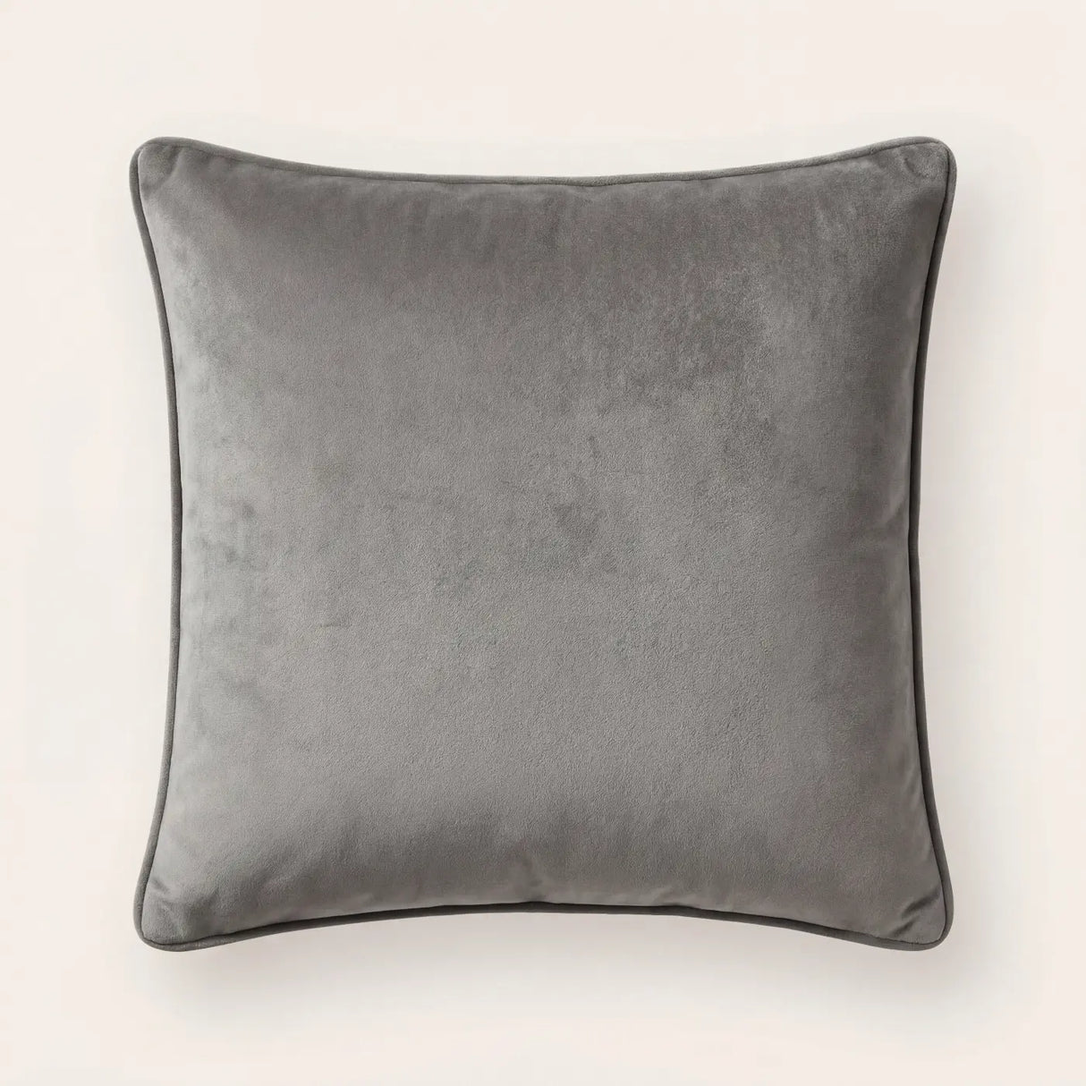 Piped Velvet Cushion Covers 17" x 17" 43x43cm 2