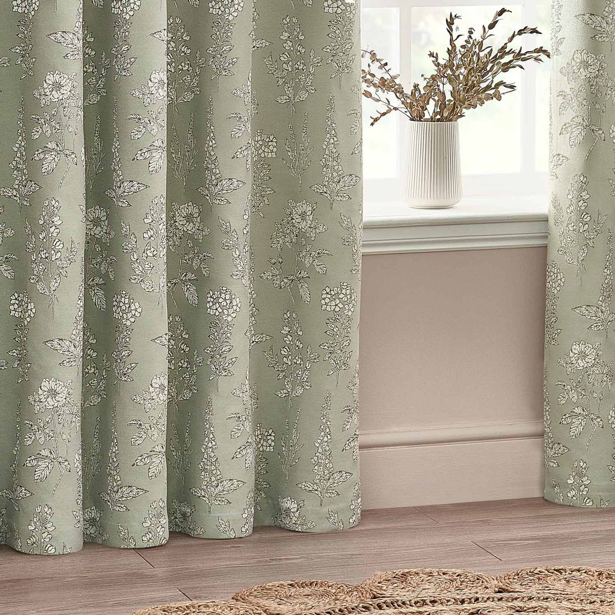 Sophia Room Darkening Eyelet Curtains by Wylder Nature