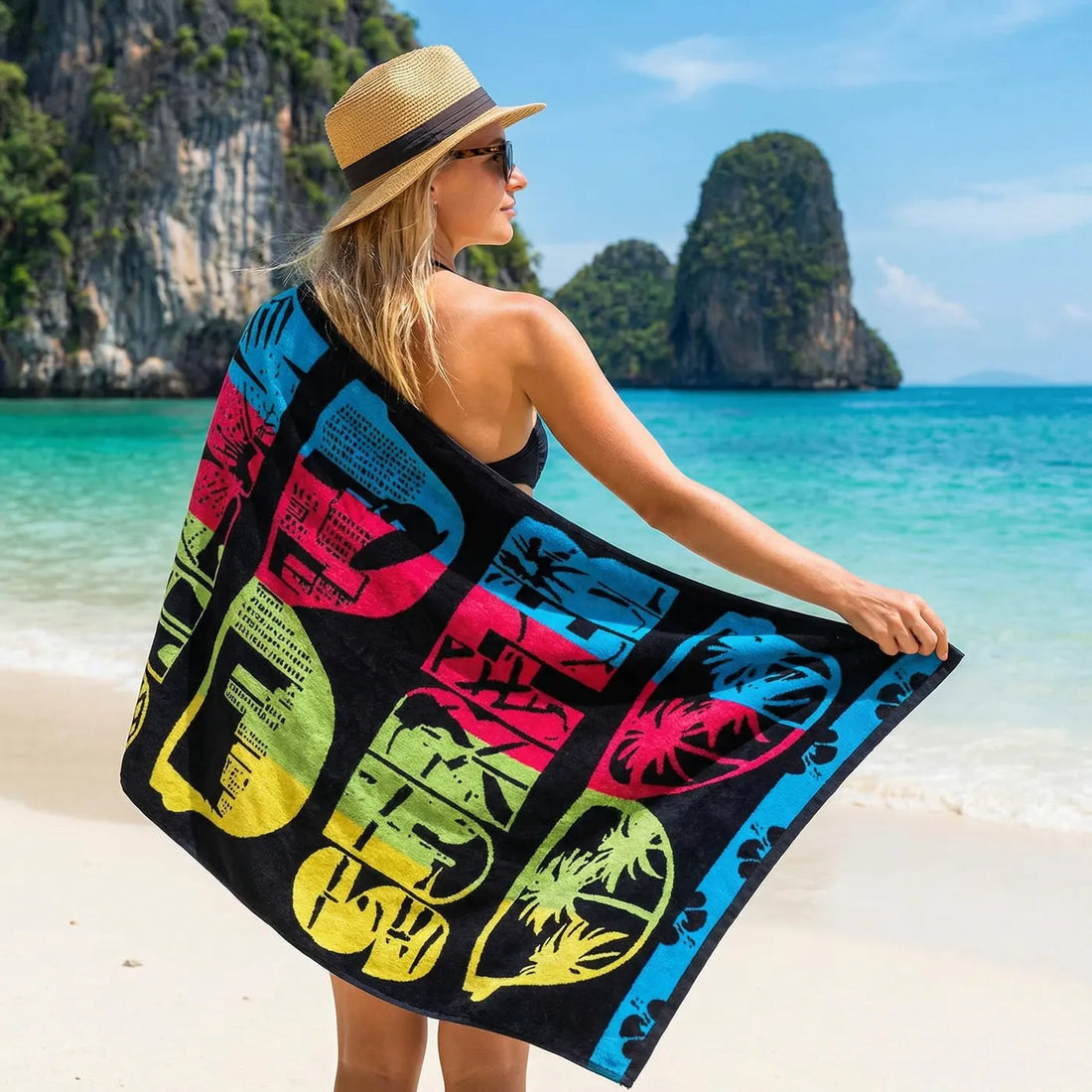 Urban Surfer Beach Towel