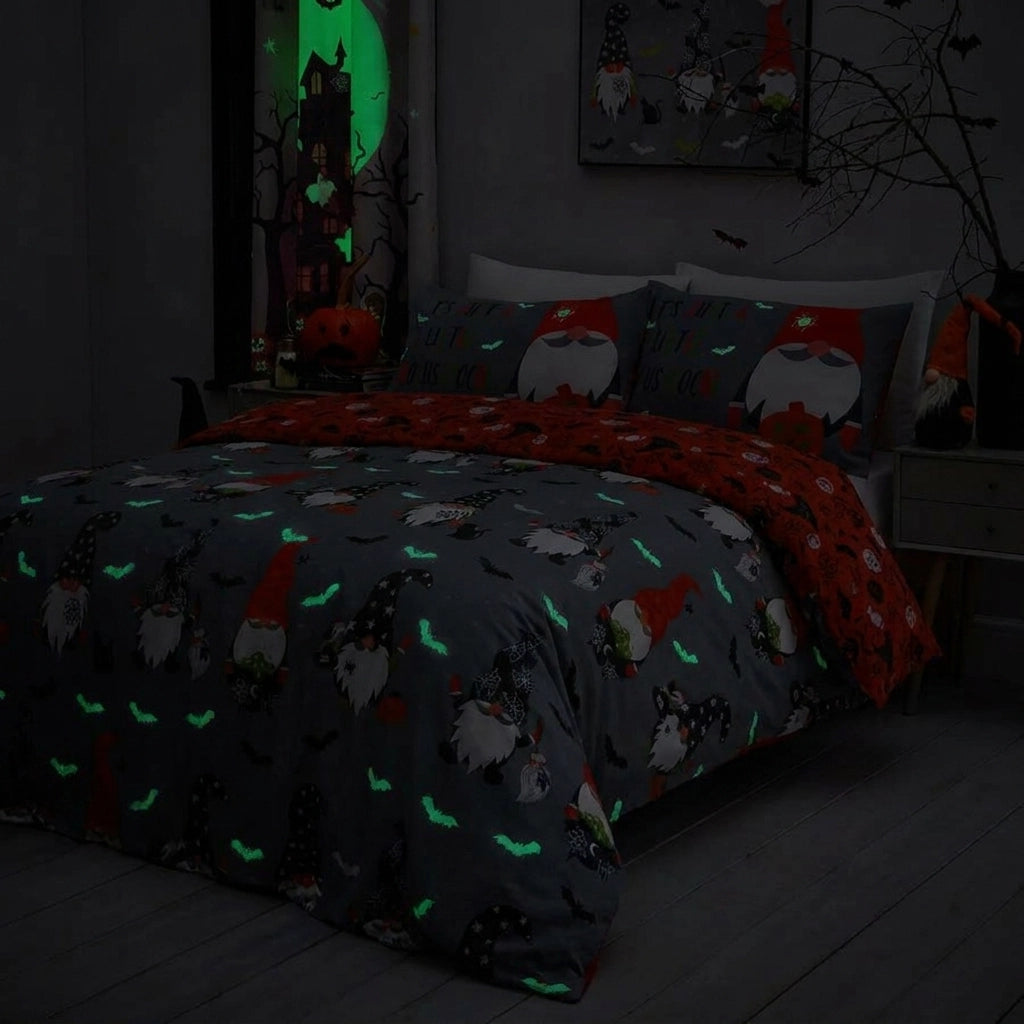 Scary Gonks Halloween Glow in the Dark Duvet Cover Set 3