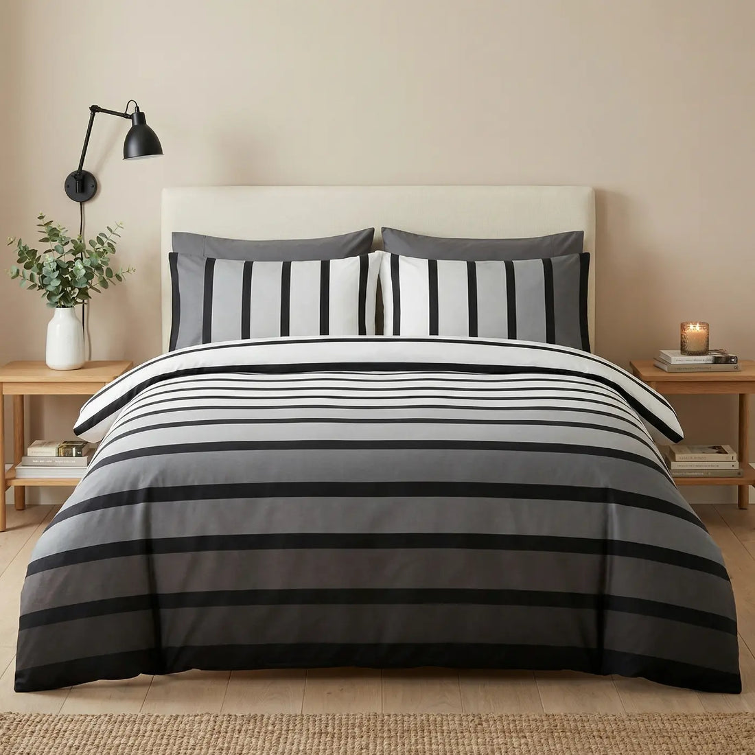 Soho Black Duvet Cover Bedding Set