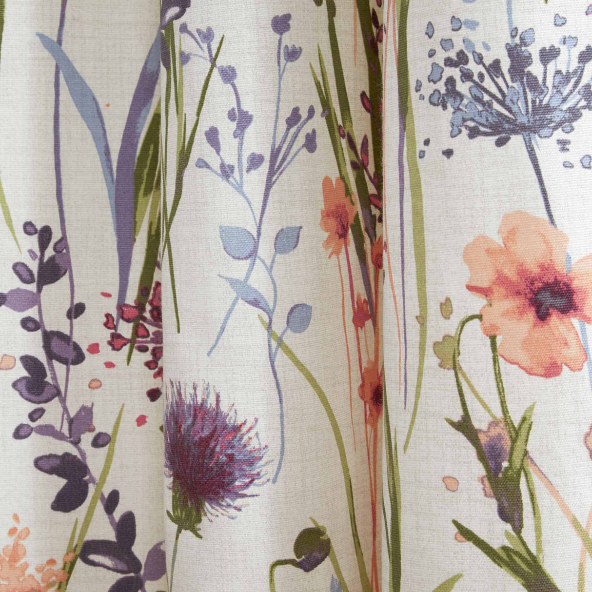 Hampshire Floral Tape Top Curtains by Sundour
