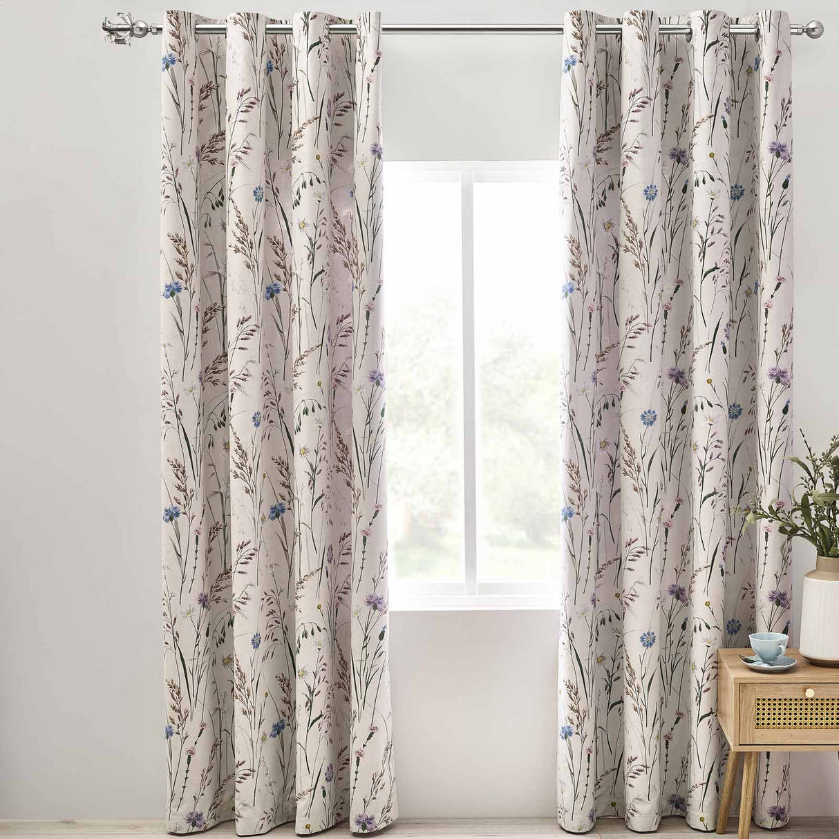 Grasmere Floral Eyelet Curtains by Catherine Lansfield