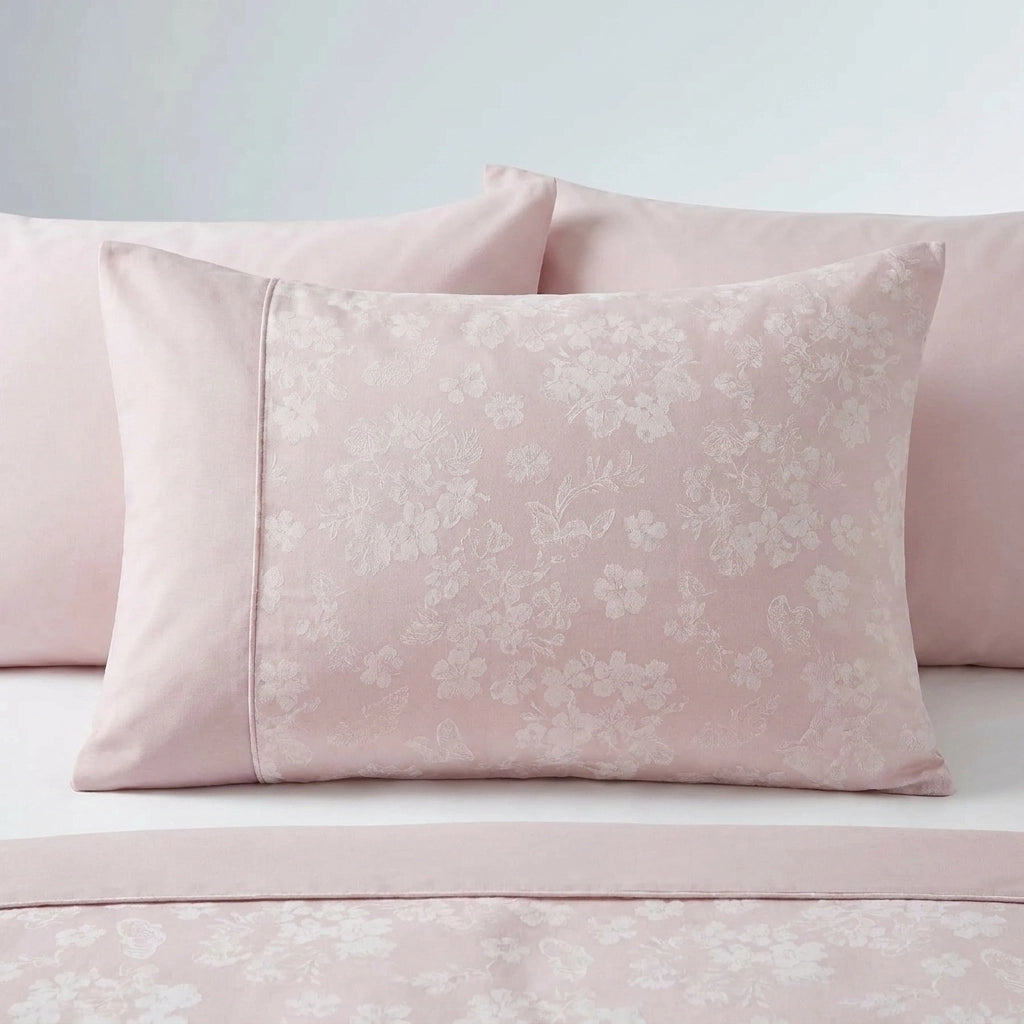 Blossom Jacquard Floral Woven Duvet Cover Set 3