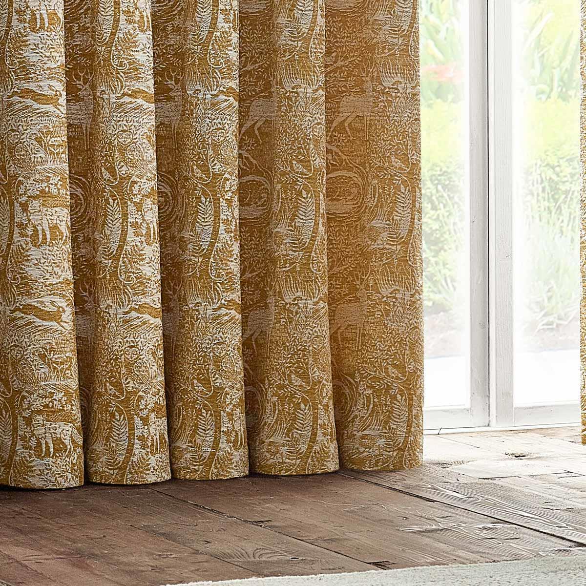 Winter Woods Chenille Eyelet Curtains by furn.