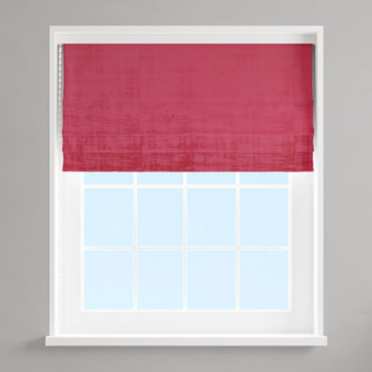 Azurite Claret Made To Measure Roman Blind by Style Furnishings