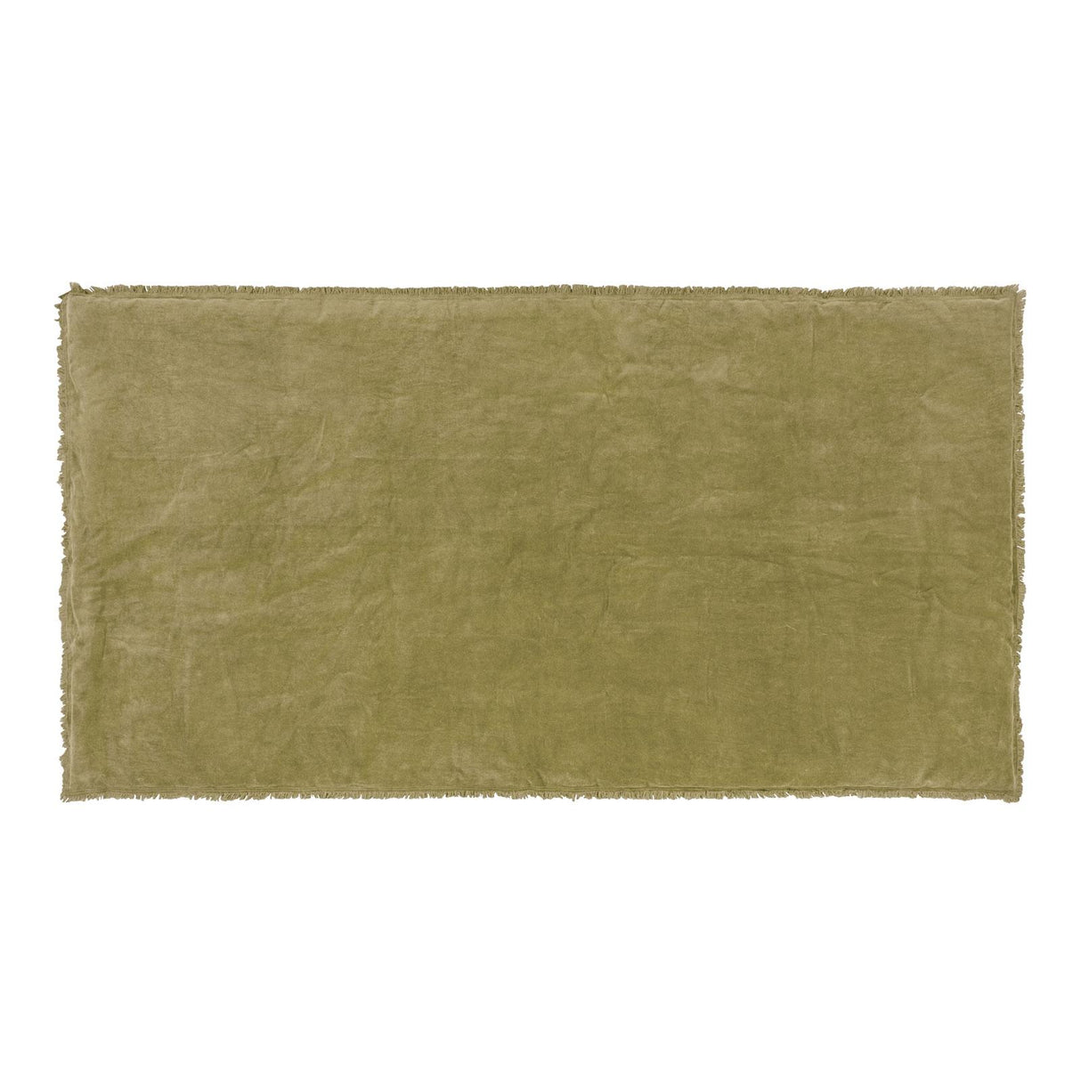 Jaye Cotton Velvet Filled Bedspread 140cm x 220cm by Yard