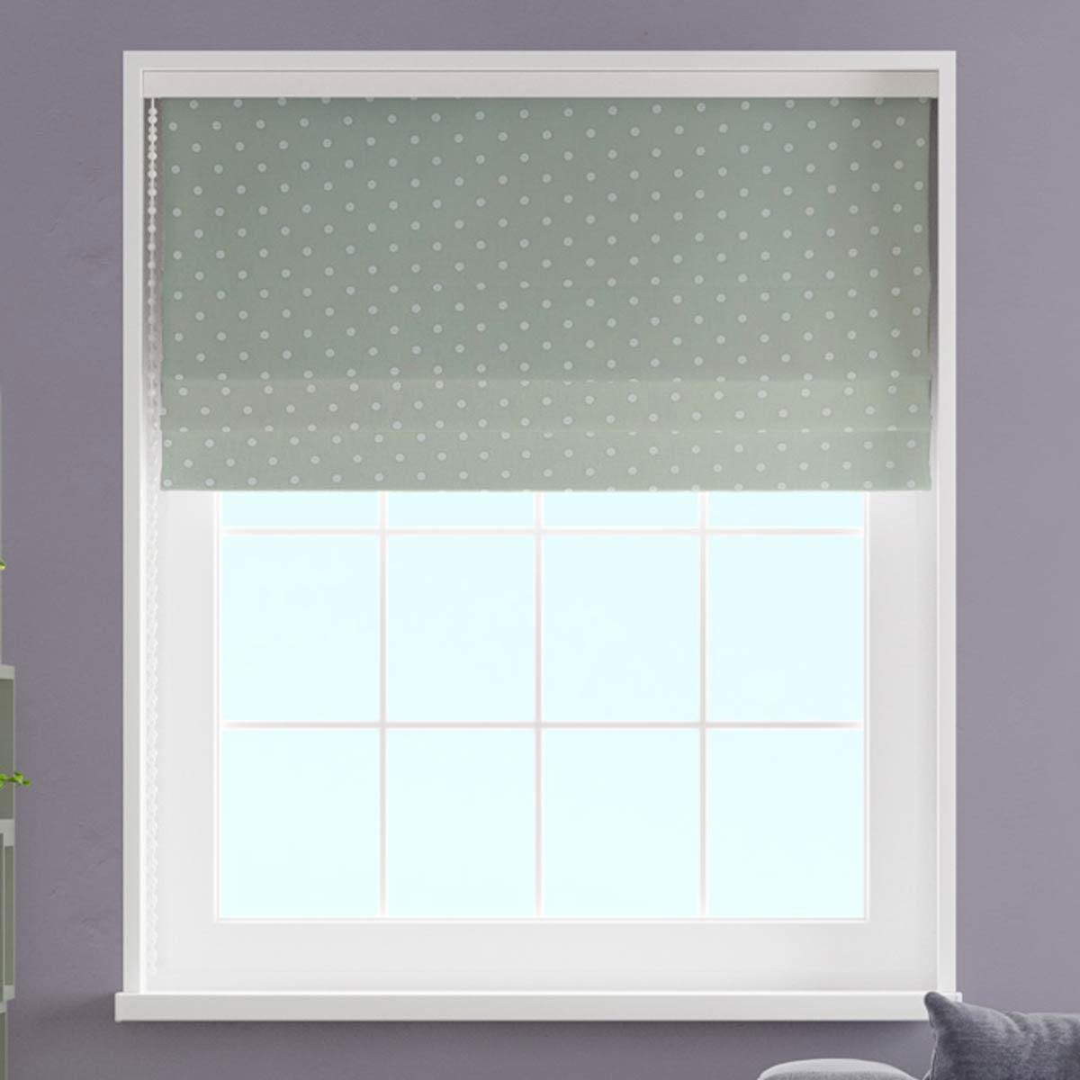 Full Stop Willow Made To Measure Roman Blind by Style Furnishings