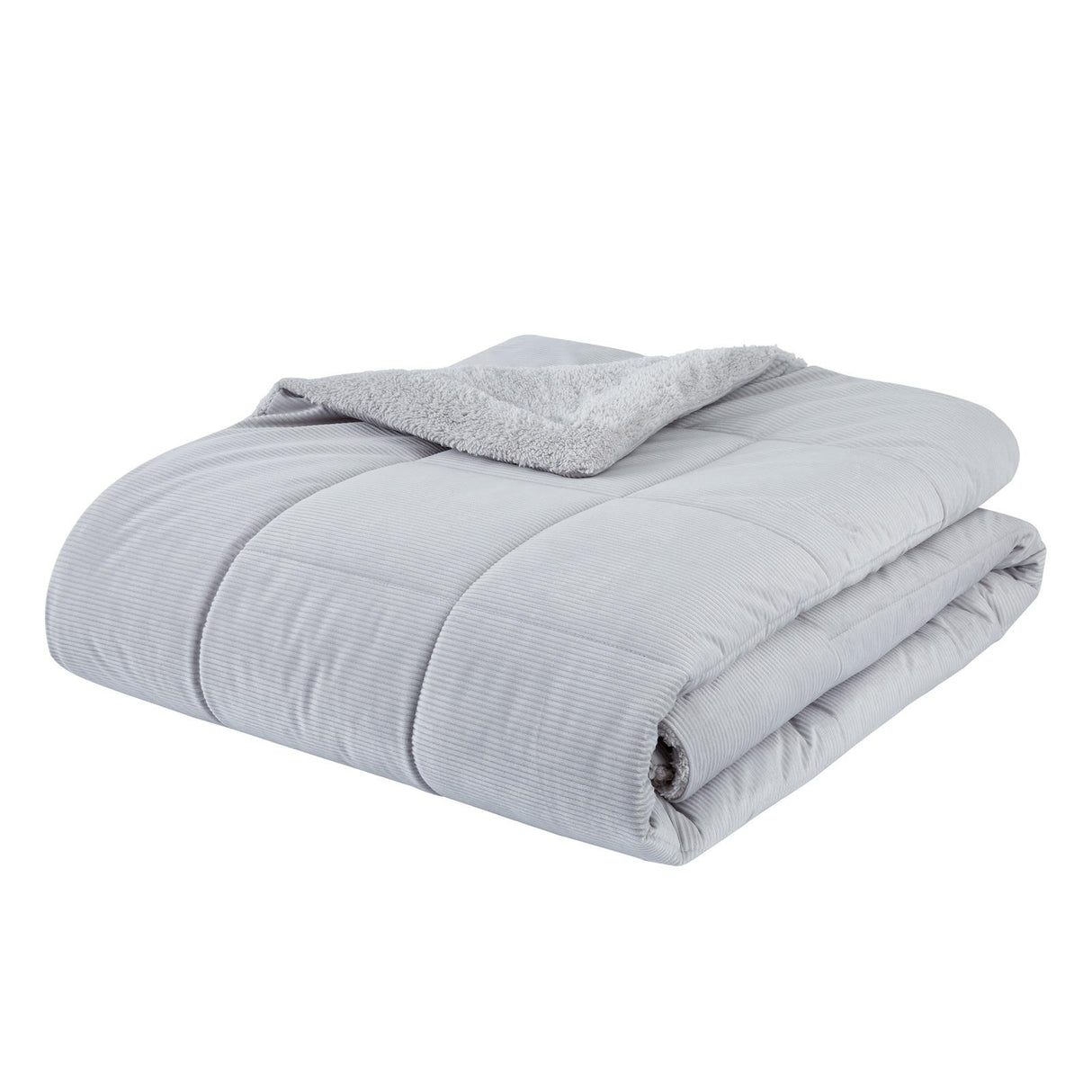 Cosy Cord Coverless 6.5 Tog Duvet 200cm x 200cm Bedspread by Catherine Lansfield