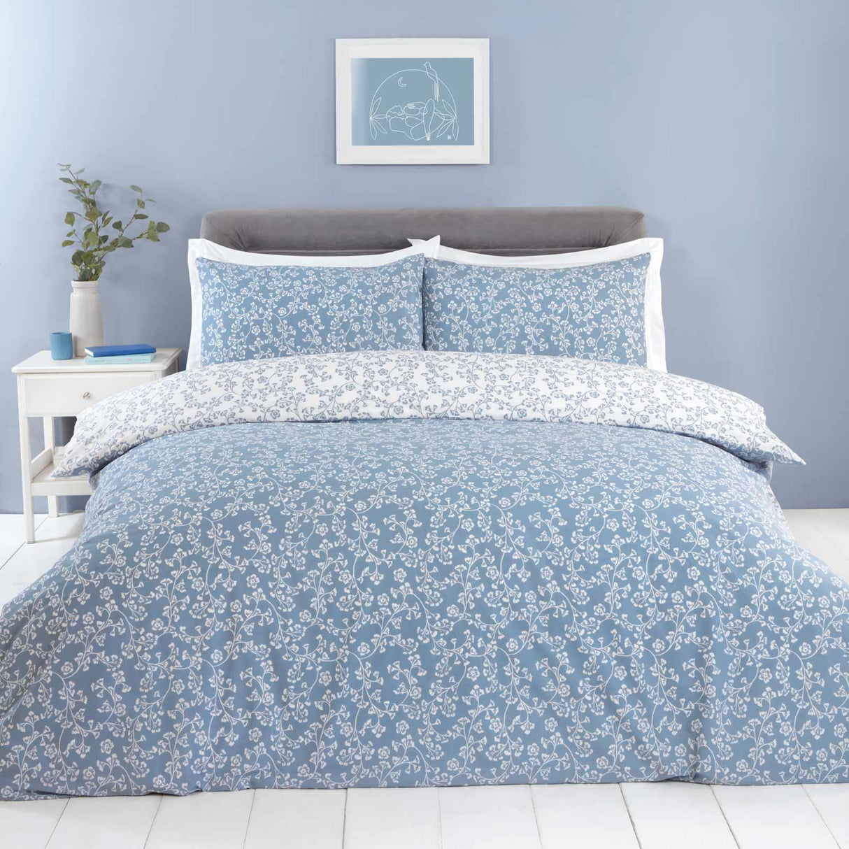 Sade Floral Duvet Cover Set by Sundour