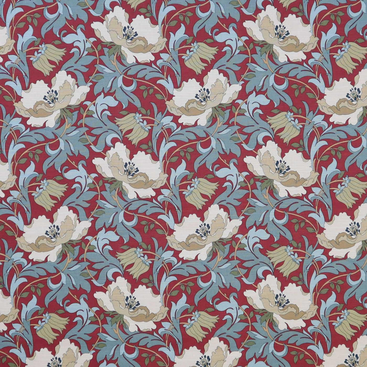 Art Deco Cherry Made To Measure Roman Blind by Style Furnishings