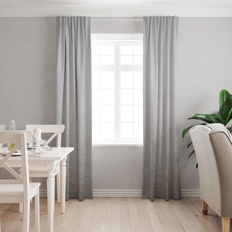 Andante Zinc Made To Measure Curtains by Style Furnishings