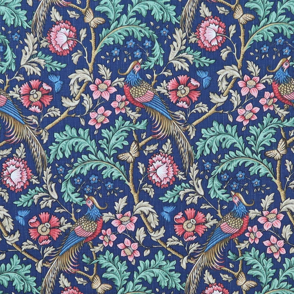 Oakmere Indigo Made To Measure Curtains by Style Furnishings