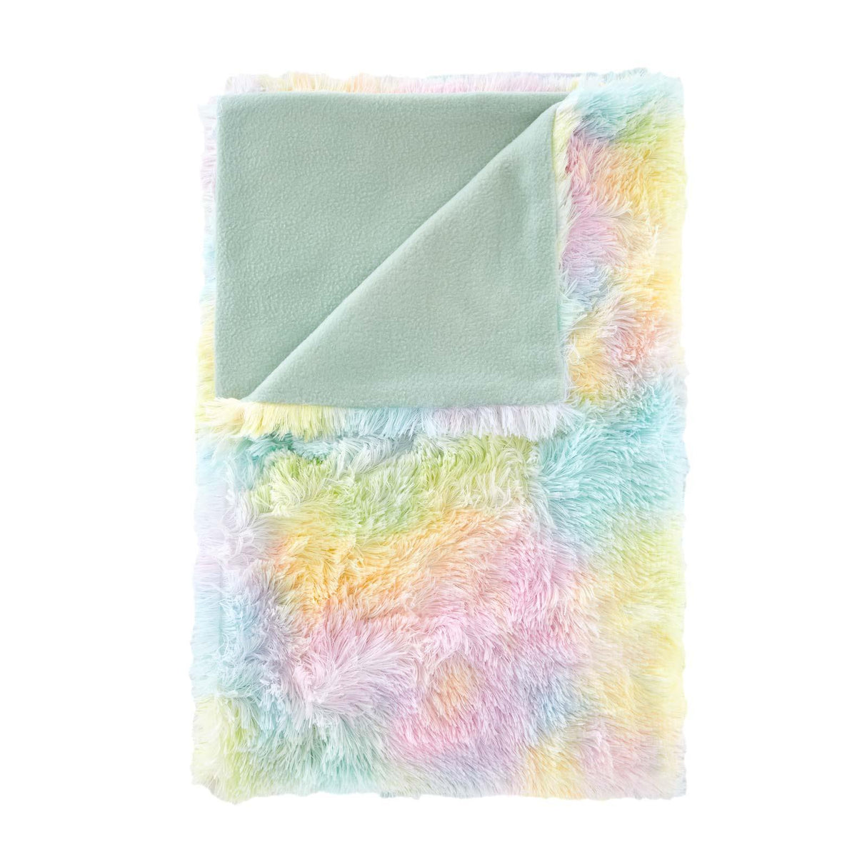 Rainbow Cuddly Throw by Catherine Lansfield