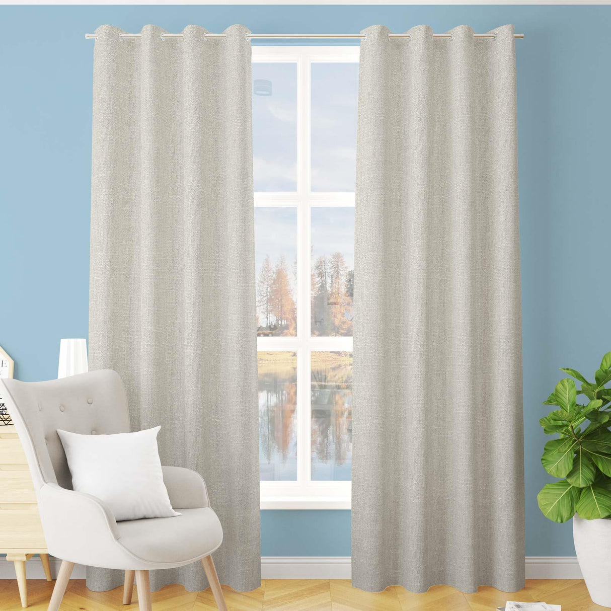 Mestre Linen Made To Measure Curtains by Style Furnishings