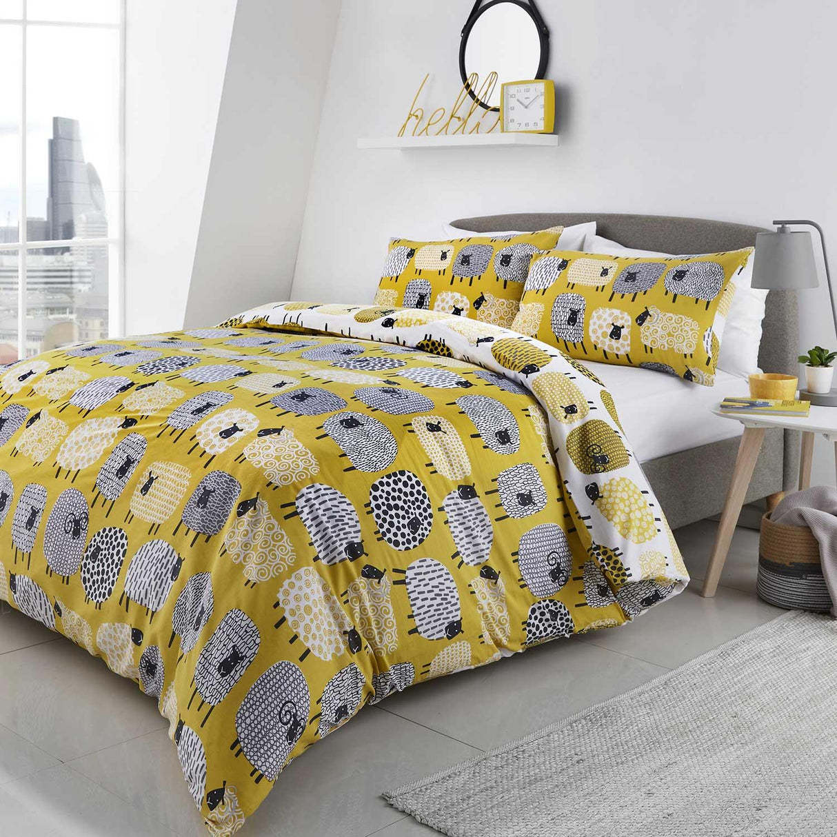 Dotty Sheep Duvet Cover Set by Fusion