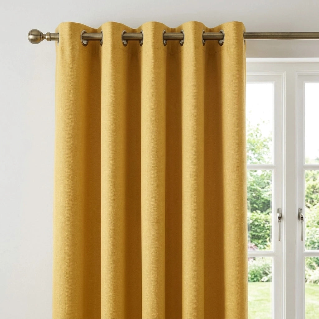 100% Blackout Eyelet Curtains 8