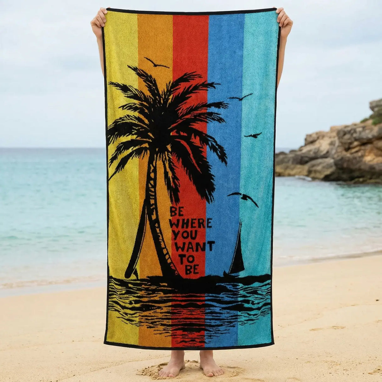 Palm Tree Beach Towel 4