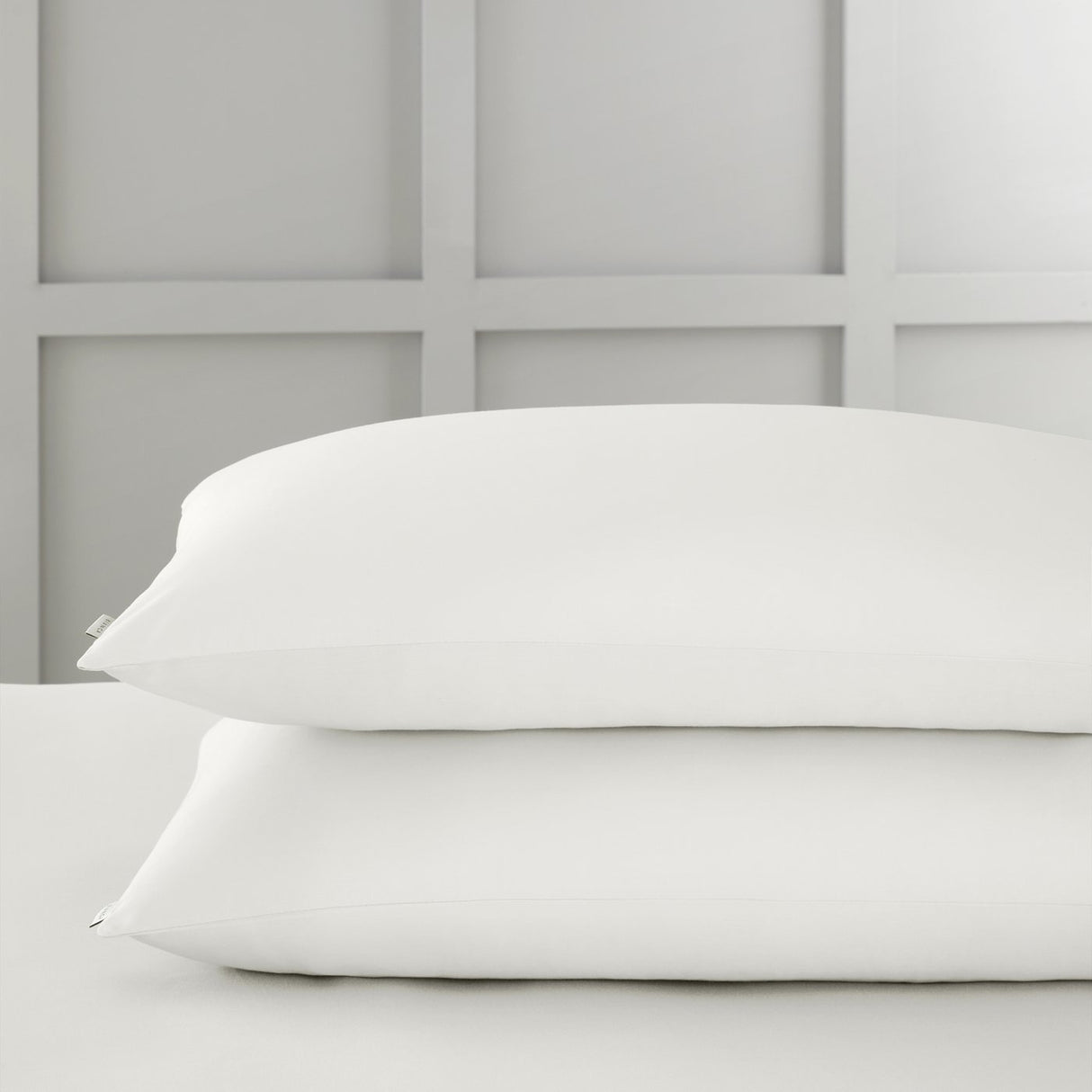 Bianca 400 Thread Count Cotton Sateen Pillowcase Pair Ivory