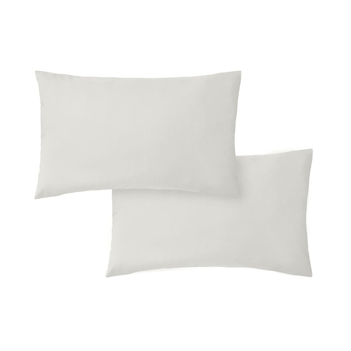 Bianca 400 Thread Count Cotton Sateen Pillowcase Pair Ivory