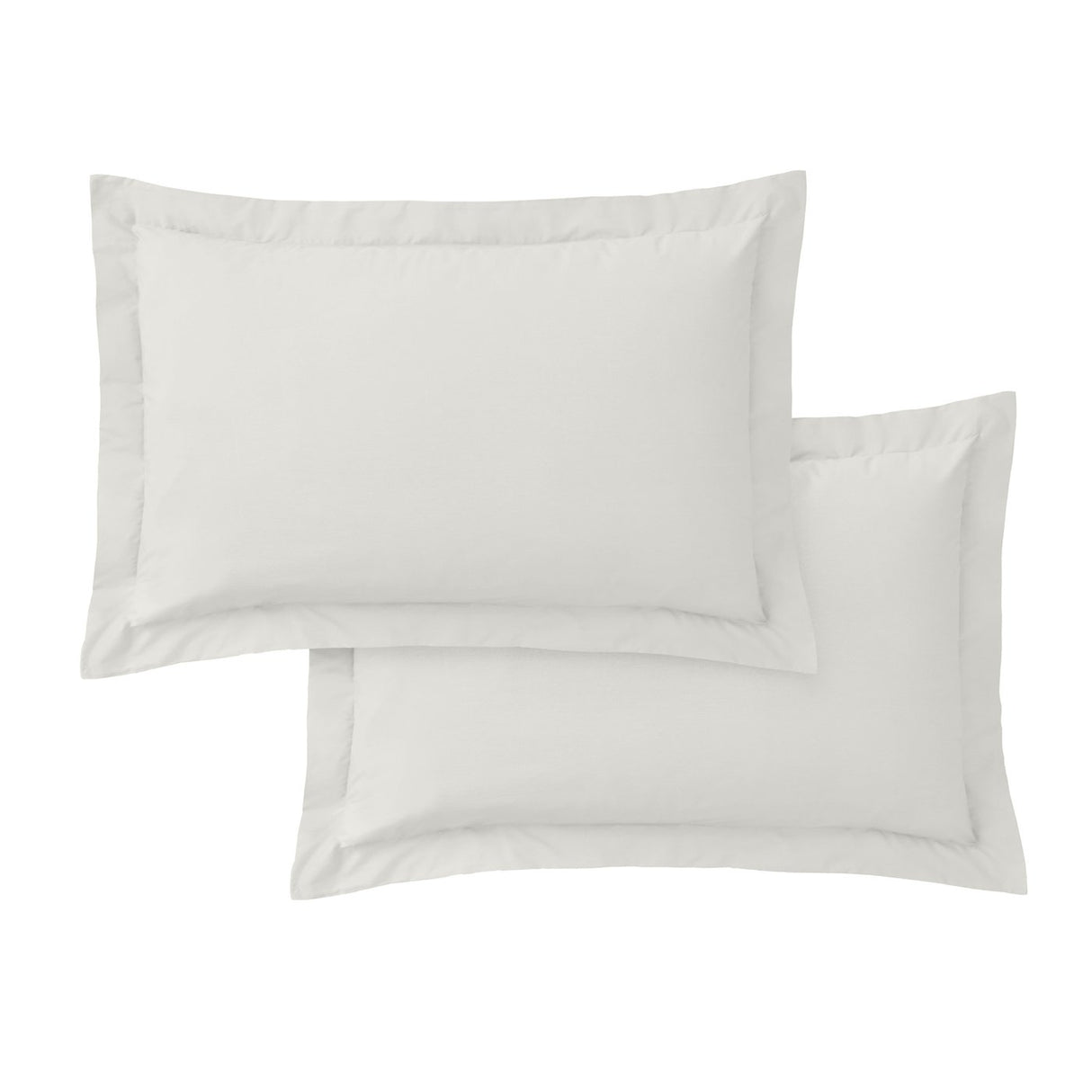 Bianca 400 Thread Count Cotton Sateen Pillowcase Pair Ivory
