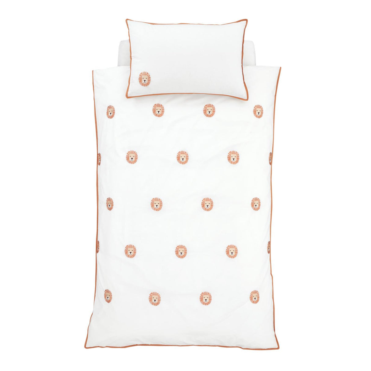 Embroidered Lions Duvet Cover Set by Catherine Lansfield