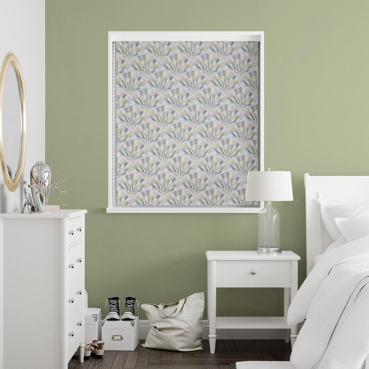 Monza Blush Made To Measure Roman Blind by Style Furnishings