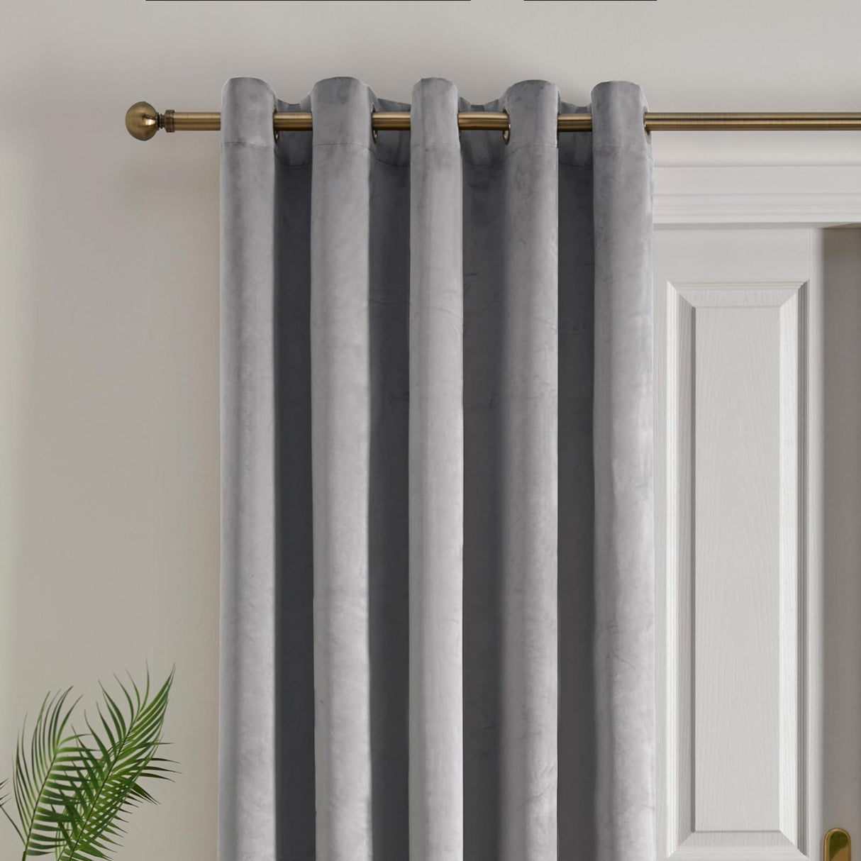 Laurence Llewelyn-Bowen Montrose Blackout Eyelet Single Panel Door Curtain 5