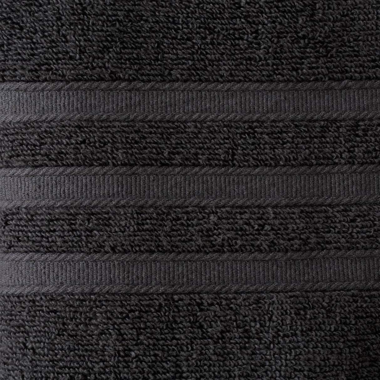 Catherine Lansfield Zero Twist 6 Piece Cotton Towel Bale Set 450gsm - Charcoal - Zero Twist Charcoal