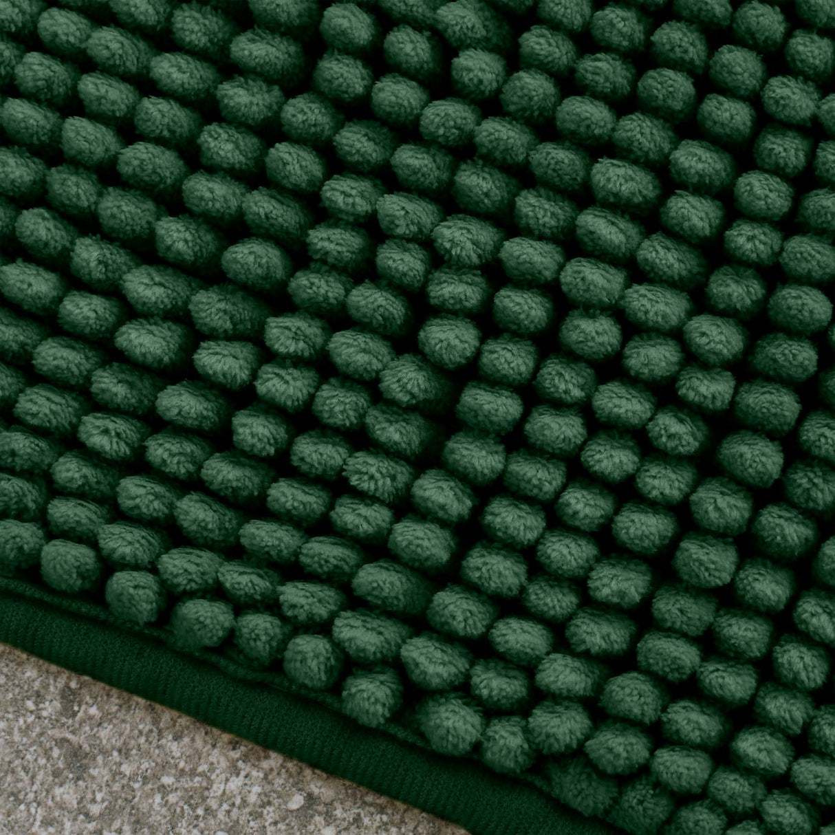 Catherine Lansfield Bobble Bath Mat 1200 GSM Cobalt Blue - Bobble Bath Mat Dark Green