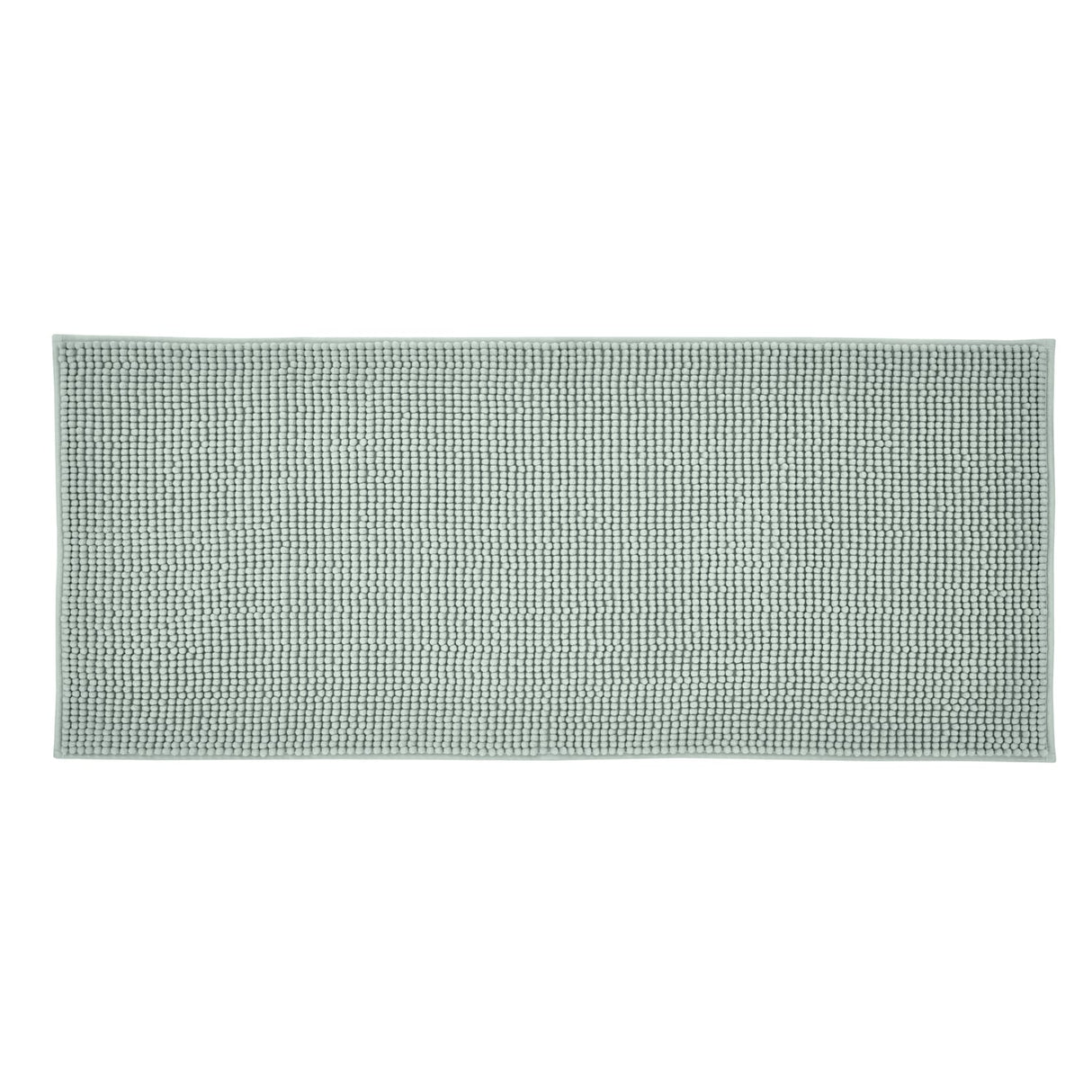 Catherine Lansfield Bobble Charcoal Grey Bath Runner 50x120cm - Bobble Bath Runner Sage Green